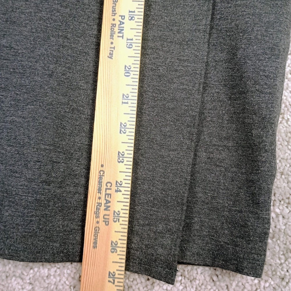 Liz Claiborne Gray Knit Pencil Midi Skirt Size S Office Career Minimalist Chic - Picture 8 of 8